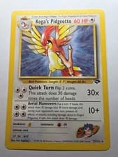 Koga's Pidgeotto 27/132 Pokemon TCG Gym Challenge Unlimited LP