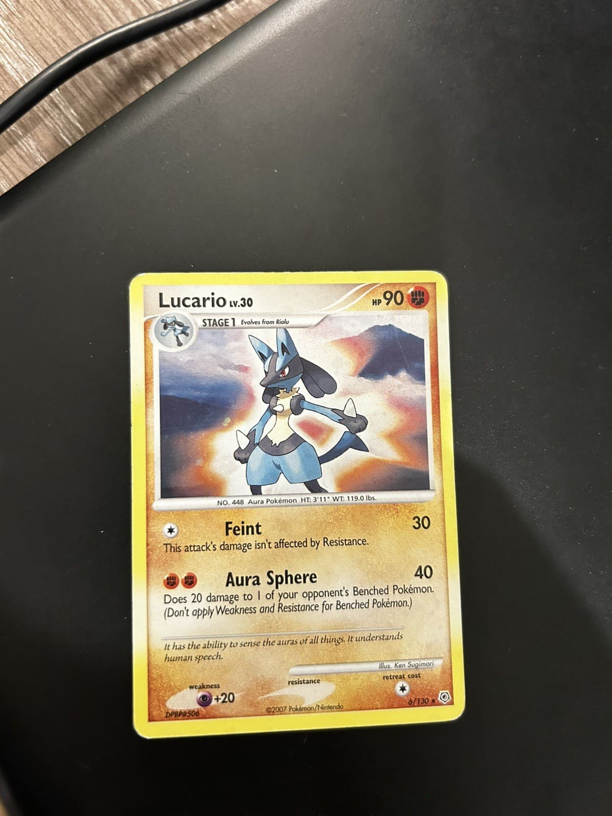 Pokemon | Lucario 6/130 - MID ERA HOLO RARE! - 2007 Diamond and Pearl