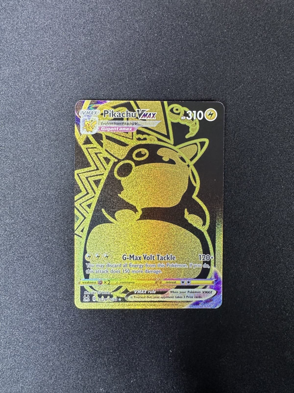 Pikachu VMAX (Secret) TG29/TG30 Swsh11: Lost Origin Trainer Gallery Holo