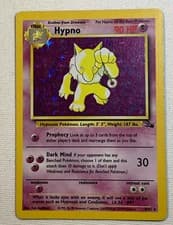 Pokemon Card -  Hypno 8/62 - Fossil Set - Holo Rare - MP