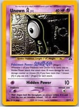 Unown [A] 33/75 Neo Discovery Pokemon Unlimited NM-LP