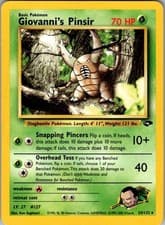 Giovanni's Pinsir 24/132 Rare Gym Challenge Pokemon Unlimited Near Mint