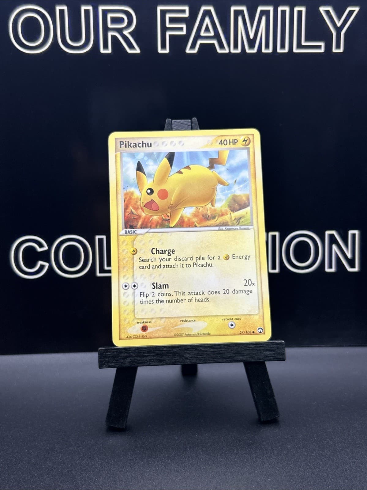 Pikachu 57/108 Regular EX Power Keepers Pokemon TCG
