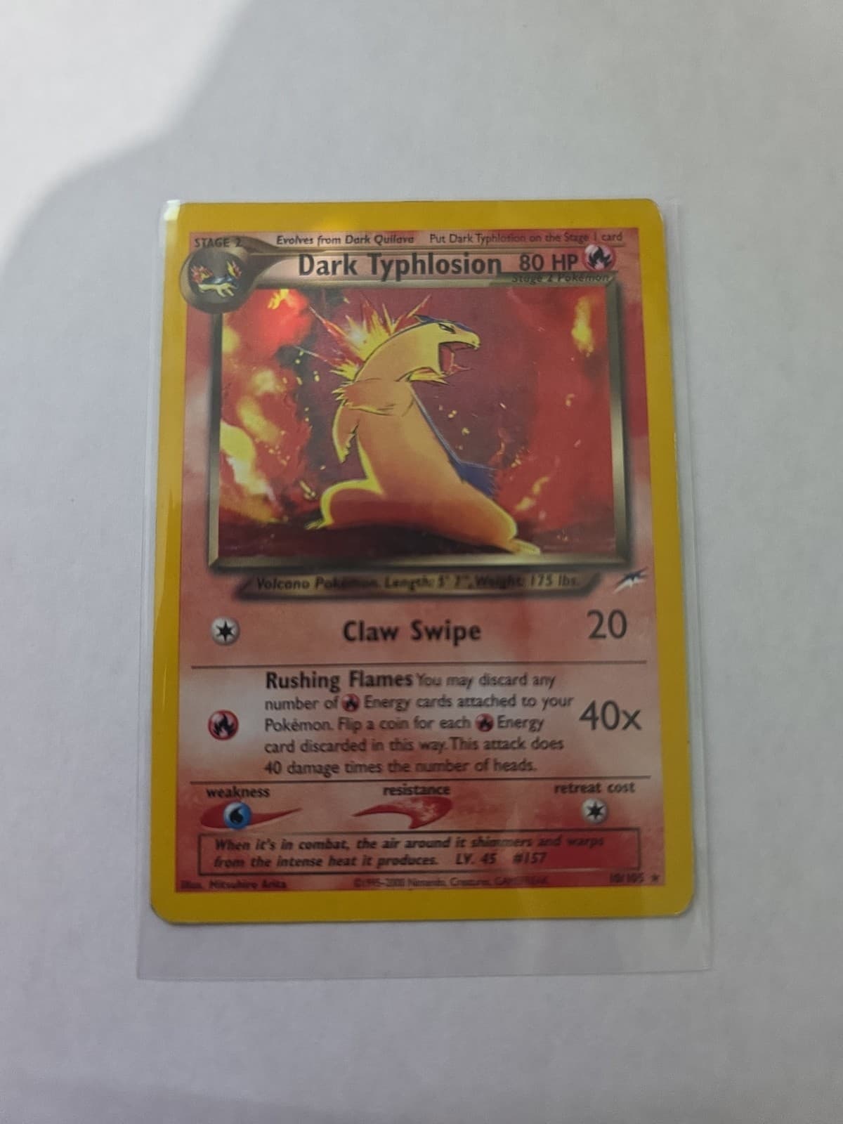 Dark Typhlosion 10/105 Neo Destiny Holo