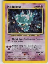 Pokemon TCG Misdreavus Holo Rare Neo Revelation 11/64