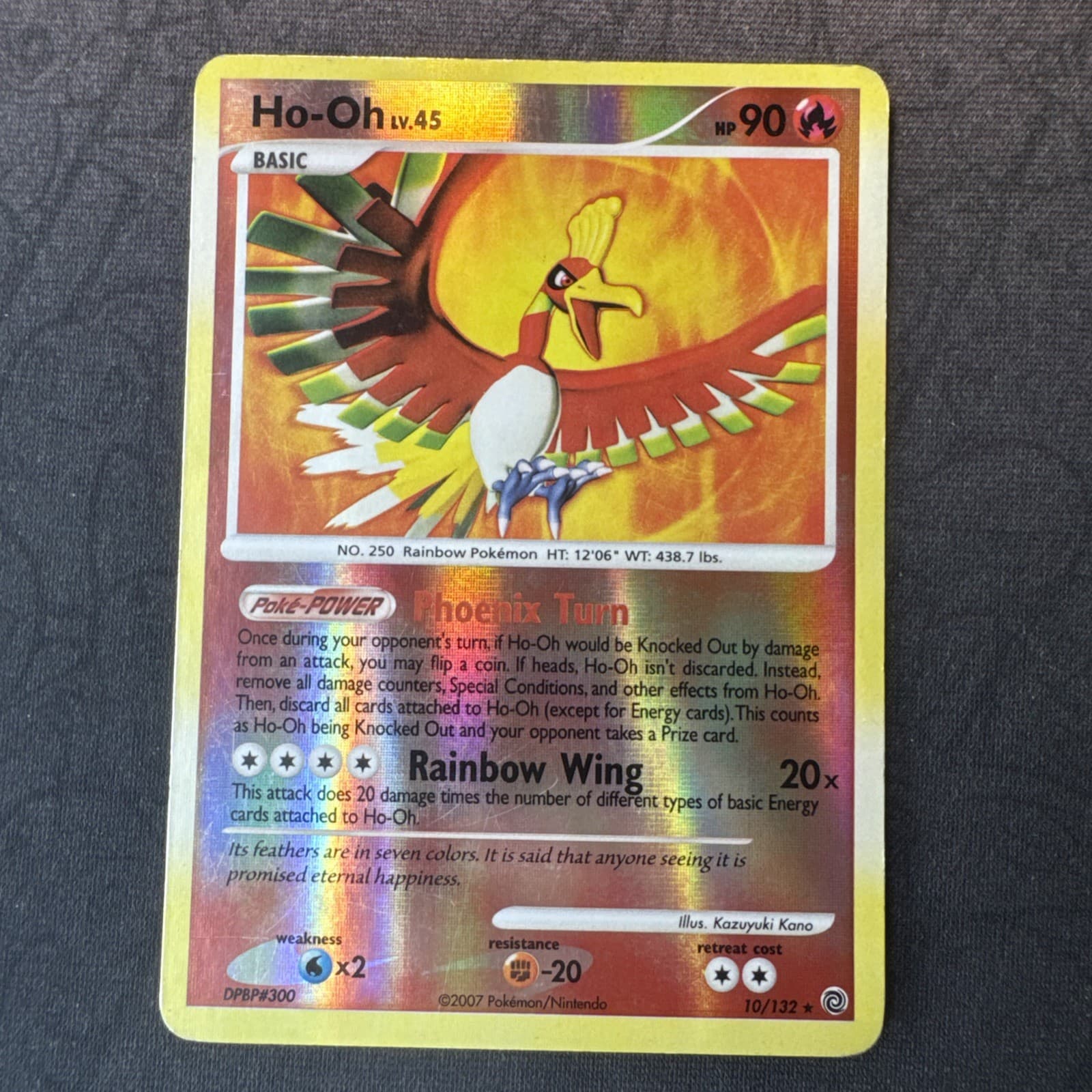 Ho-Oh 10/132 Secret Wonders Reverse Holo Pokemon