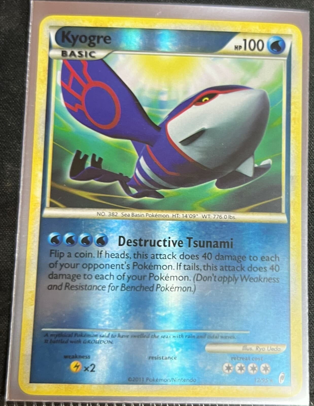 Kyogre 12/95 Call Of Legends Reverse Holo NM