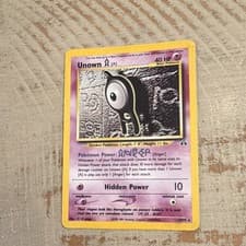 Unown [A] Neo Discovery Rare Unlimited Regular 33/75 ENG 2001 40HP