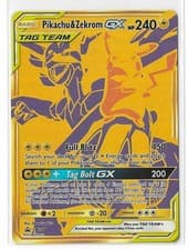 Pikachu & Zekrom GX SM248 Black Star Promo Sun & Moon Pokemon TCG Card NM