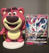 Sylveon GX 92a/145 Alternate Art Promo Guardians Rising Holo LP