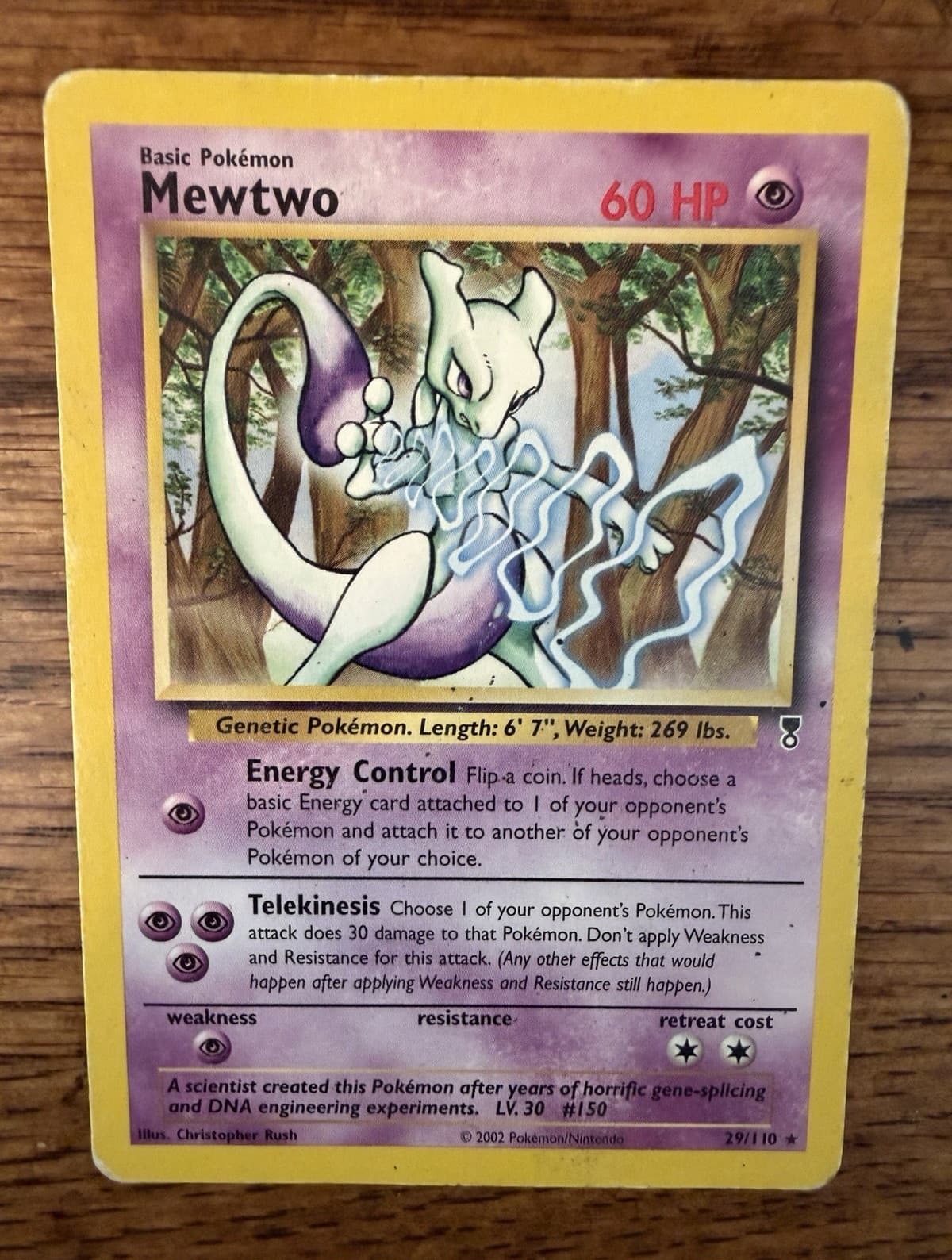Pokemon TCG Mewtwo 29/110 Legendary Collection Regular Unlimited
