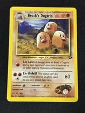 Pokémon TCG Brock's Dugtrio Gym Challenge 22/132 Unlimited Rare