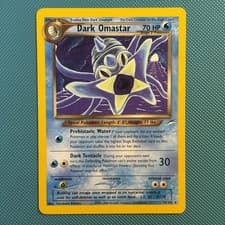 Pokemon Vintage Non-Holo Rare Dark Omastar 19/105 Neo Destiny Wotc 2002 Komiya