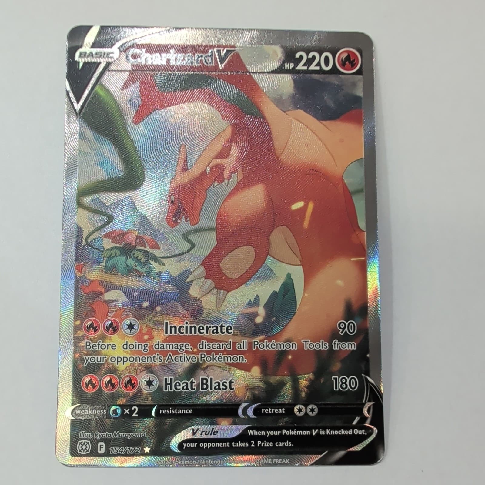 Charizard V (Alternate Full Art) 154/172 Swsh09: Brilliant Stars Holo