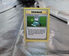 Pokémon TCG Trainer Computer Search Card 71/102 Shadowless Base Set Rare LP 1999