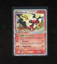 2006 Pokemon EX Legend Maker Arcanine EX Holo Foil Rare 83/92 Vintage Original