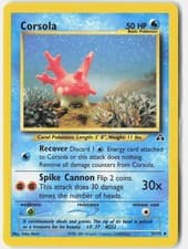 Corsola Unlimited Uncommon Neo 5.58Discovery 37/75 LP/MP