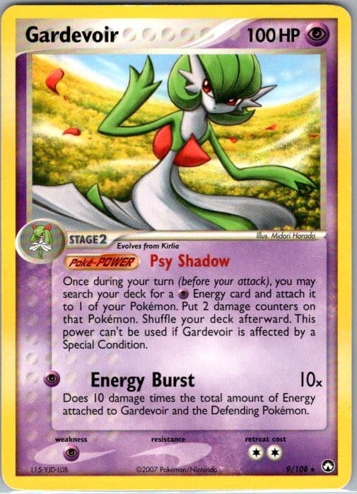 Gardevoir - 9/108 (EX Power Keepers) 009/108 Rare Deck Exclusives MP