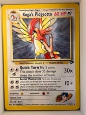 Koga's Pidgeotto Unlimited Rare Gym Challenge 027/132 HP
