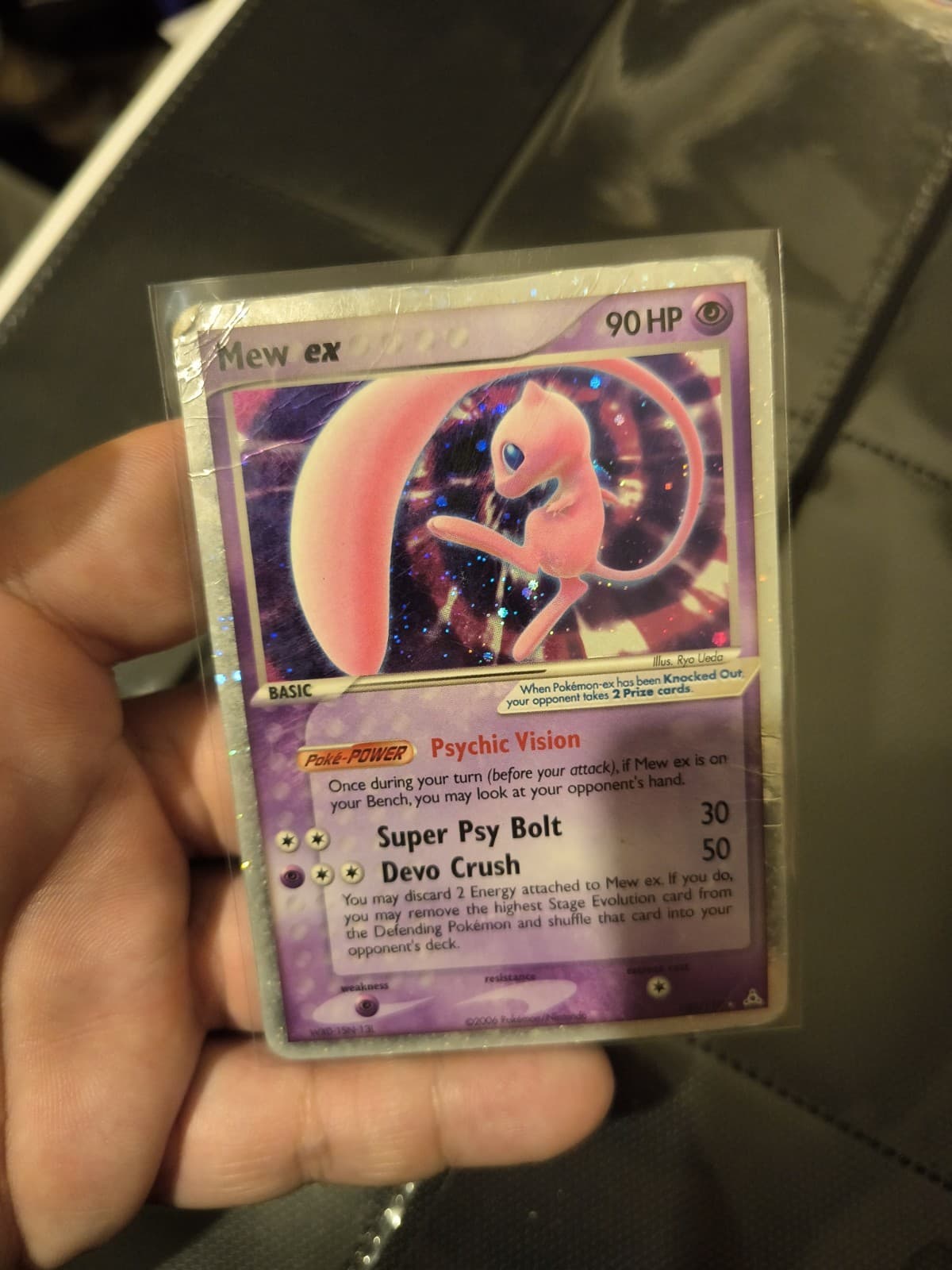 Mew ex 100/110 EX Holon Phantoms 2006 Holo Rare Pokémon Card TCG