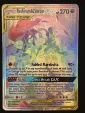 Reshiram & Zekrom GX (Secret) 259/236 Sm-Cosmic Eclipse Holo
