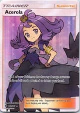 Acerola Full Art Ultra Rare SM Burning Shadows 142/147 LP