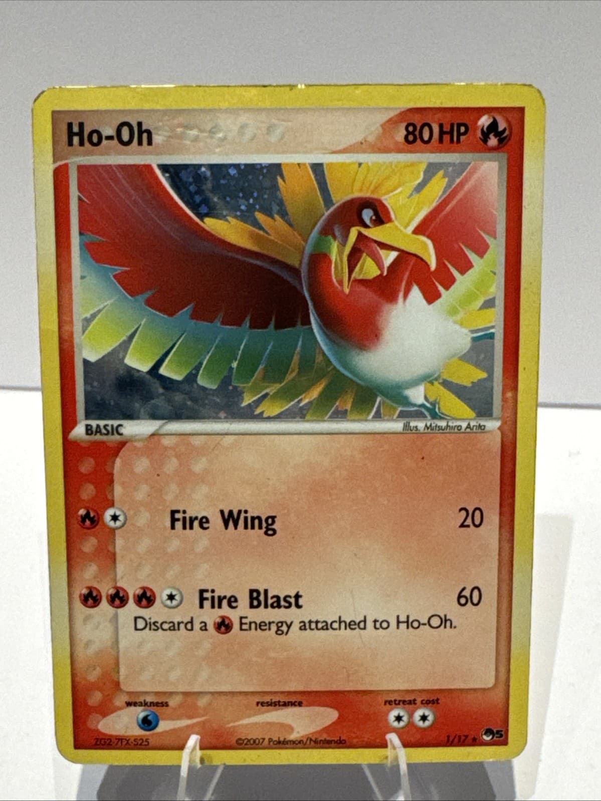Ho-Oh 001/017 POP Series 5 Holo Bleed