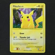 HOLO BLEED Pikachu 112/111 Rising Rivals Secret Rare Nintendo 2009 Pokémon Card