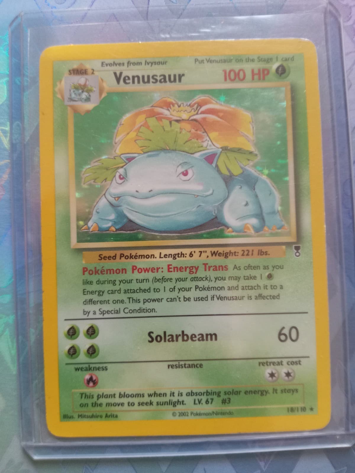 Pokemon - Venusaur - Legendary Collection - Holo - English - 18/110 - LP/Good