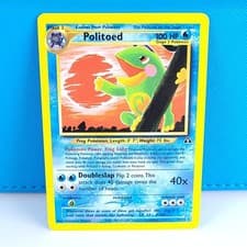 Pokemon TCG Politoed Non-Holo 27/75 Neo Discovery MP