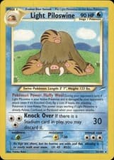 Pokemon Neo Destiny Rare Light Piloswine 26/105 - Near Mint (NM)