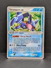 Swampert ex 98/100 Crystal Guardians Holo Rare vintage Pokemon TCG Nintendo ink