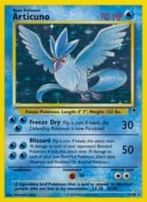 Damaged Articuno - 2/110 - Holo Rare Pokemon Legendary Collection