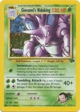 Pokemon Giovanni's Nidoking 7/132 007/132 Holofoil MP Gym Challenge Holo Rare