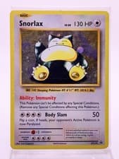 Pokémon TCG Snorlax XY Black Star Promo XY179 Cosmos Holo LP