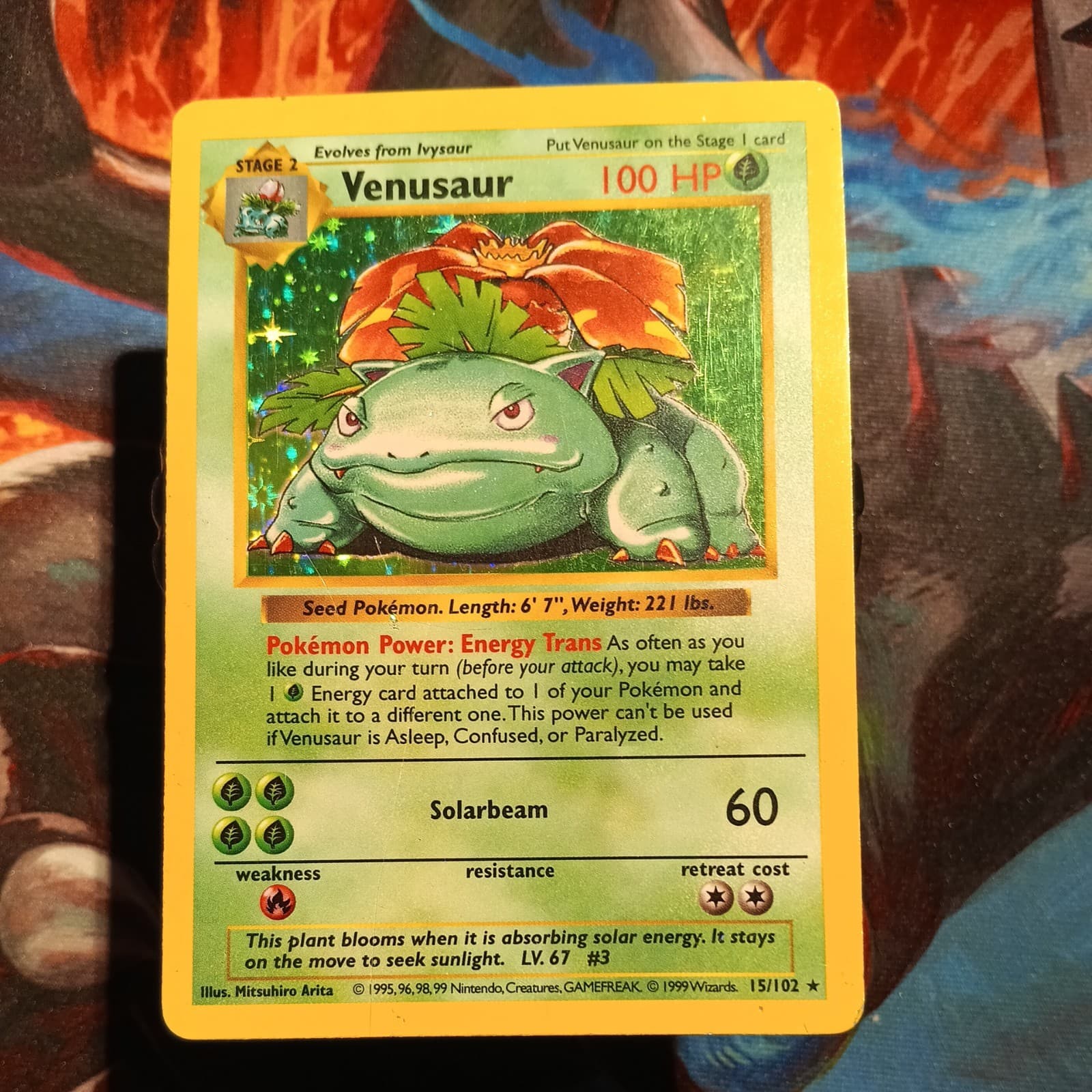 Venusaur Holo Shadowless Base Set 15/102