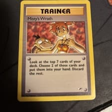 Misty's Wrath #114/132 Gym Heroes Pokemon Card