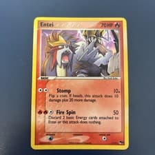 Pokemon TCG Entei 1/17 POP Series 2 Holo Rare English 2006 - LP