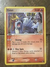 Entei 1/17 Pop Series 2 Pokemon Card Holo Foil Rare Ex Era 2006 HP
