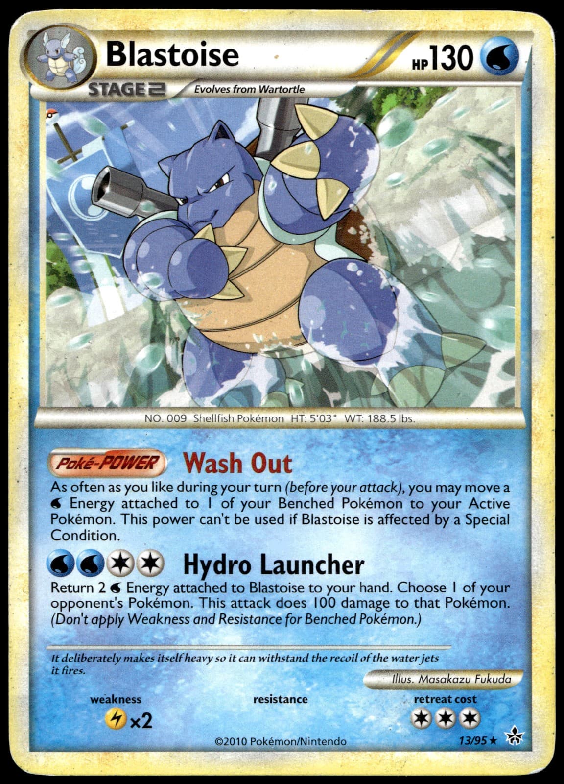 Blastoise Rare Unleashed 13/95 HP