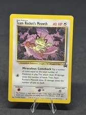 Team Rocket's Meowth 18/53 Wotc Promo Regular