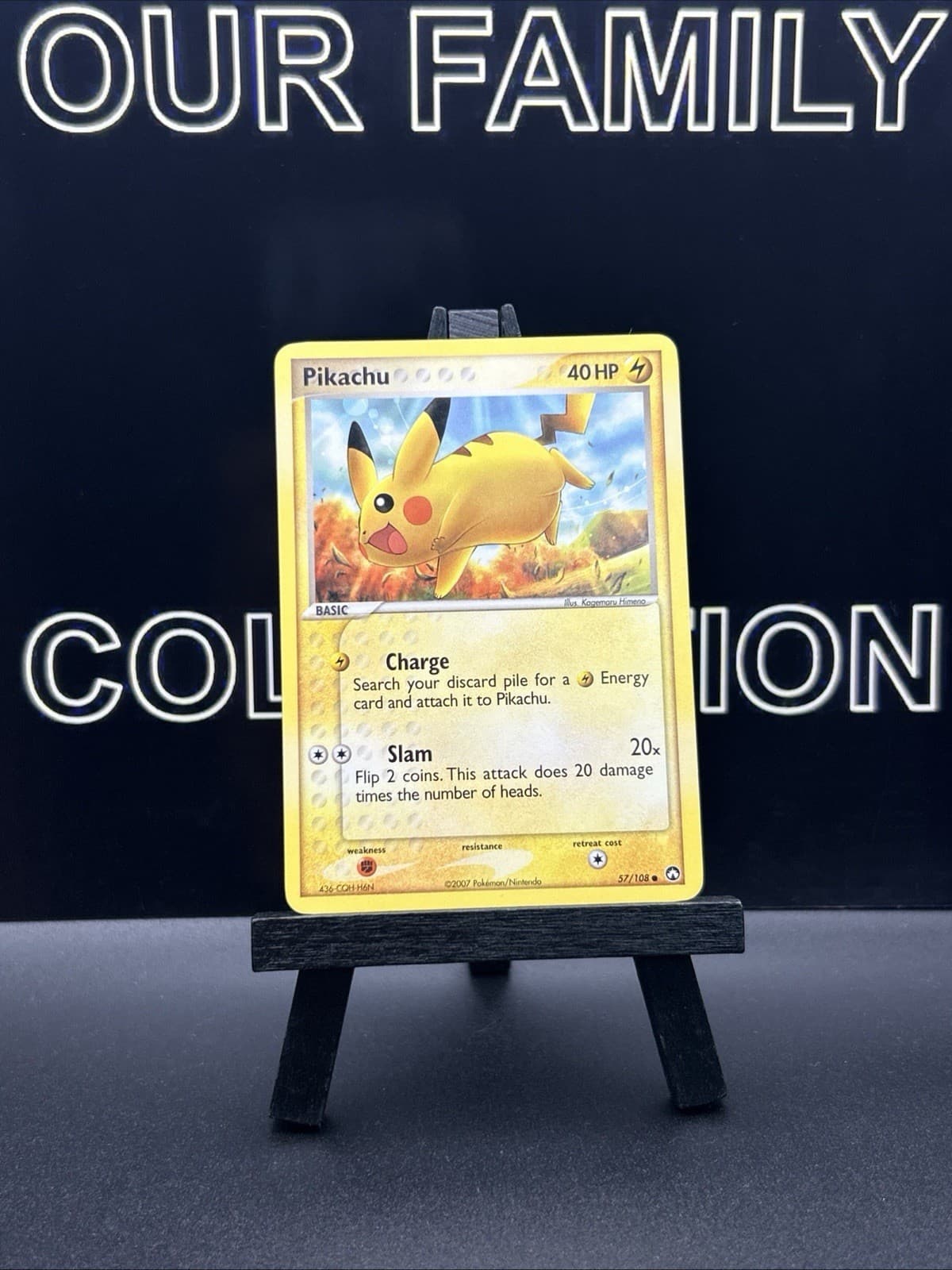 Pikachu 57/108 Regular EX Power Keepers Pokemon TCG