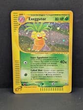 Exeggutor H10/H32 Aquapolis Holo Rare Pokemon TCG Nintendo e-Reader SWIRL MP