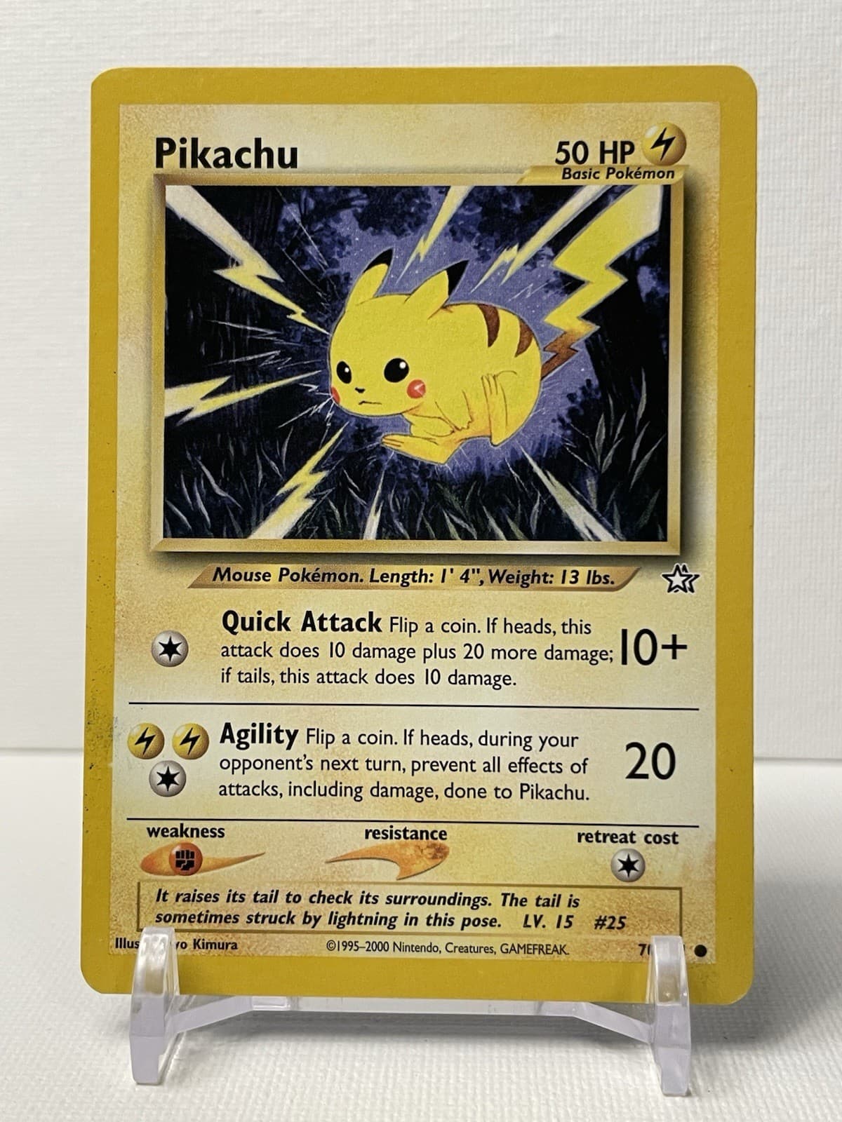 Pikachu Pokémon TCG - Neo Genesis Regular Common 70/111 (LP)