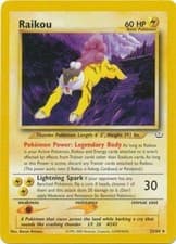 1x Raikou - 22/64 - Rare - Unlimited Edition NM-Mint Pokemon G2 - Neo Revelation