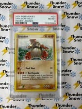 Groudon Holo #102 EX Hidden Legends 2004 Pokemon PSA 8 151970885