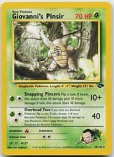 Giovanni's Pinsir 24/132 Rare Gym Challenge Pokemon Unlimited Near Mint