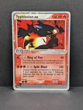 Typhlosion ex 99/100 Sandstorm Holo Rare Pokemon TCG Nintendo e-reader MP