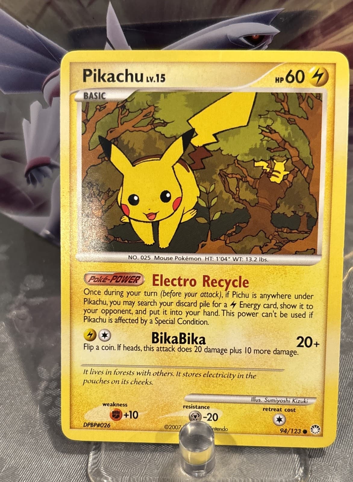 Pikachu 94/123 Mysterious Treasures Regular 2of2