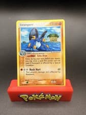 Swampert 27/100 Crystal Guardians Holo Rare Pokemon Card See Photos
